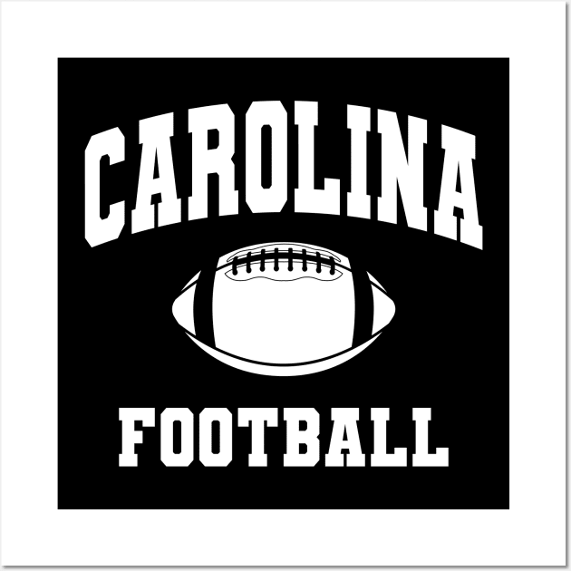 carolina football Wall Art by Tamie